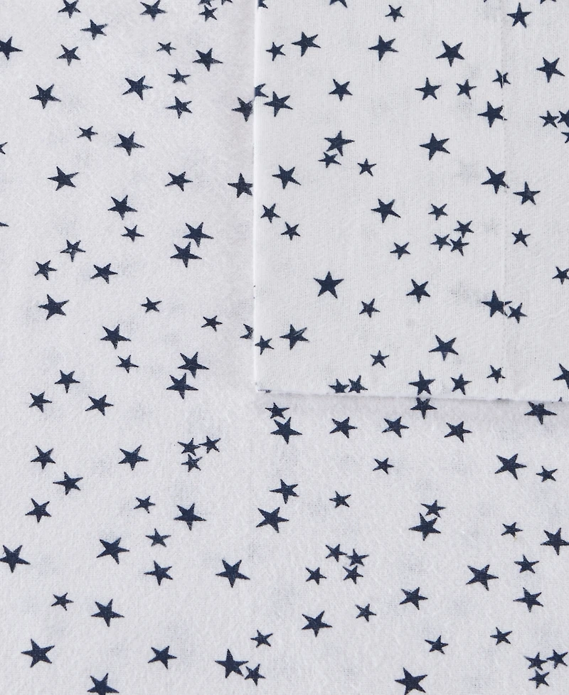 Intelligent Design Novelty Printed Flannel 4-Pc. Sheet Set