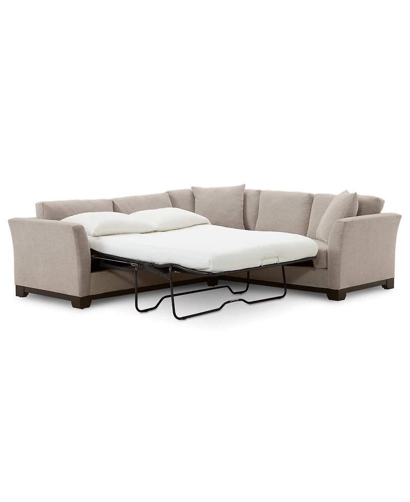 Elliot Ii 108" Fabric 2-Pc. Sleeper Sofa Sectional, Created for Macy's