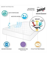 Madison Park Serenity Deep Pocket Waterproof Mattress Pad