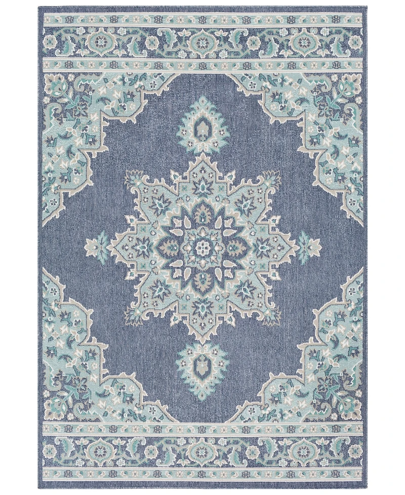 Livabliss Alfresco Alf-9670 Charcoal 2'3" x 4'6" Area Rug, Indoor/Outdoor
