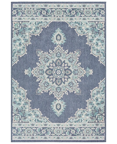 Livabliss Alfresco Alf-9670 Charcoal 2'3" x 4'6" Area Rug, Indoor/Outdoor