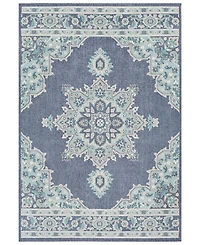 Livabliss Alfresco Alf-9670 Charcoal 2'3" x 4'6" Area Rug, Indoor/Outdoor