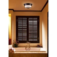 Flush Mount 2-Light in Oiled Bronze30