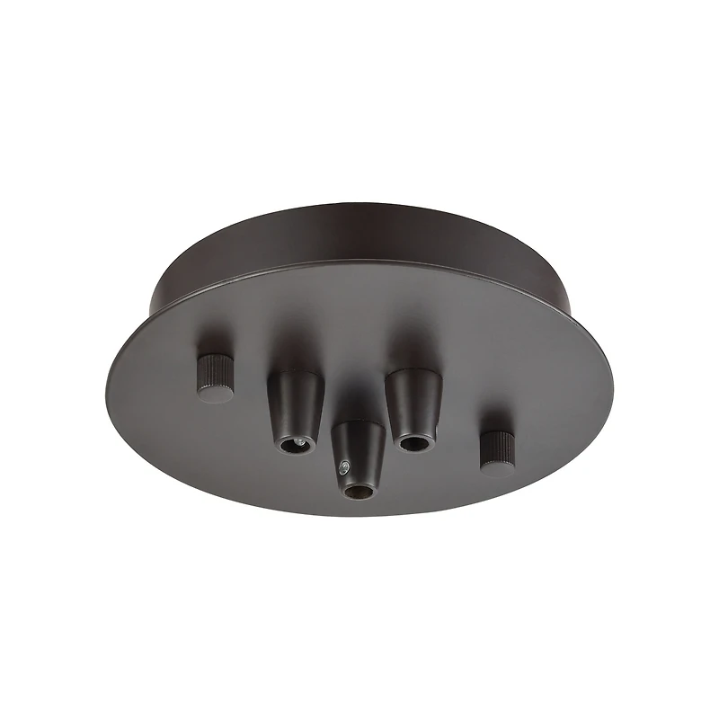 Pendant Options Light Small Round Canopy in Oil Rubbed Bronze