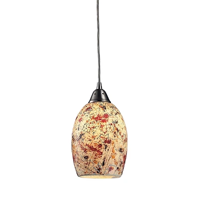 Avalon 1-Light Pendant in Satin Nickel