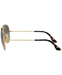Ray-Ban Unisex Sunglasses, RB3025 Aviator Gradient