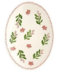 Euro Ceramica Natal Medium Oval Platter
