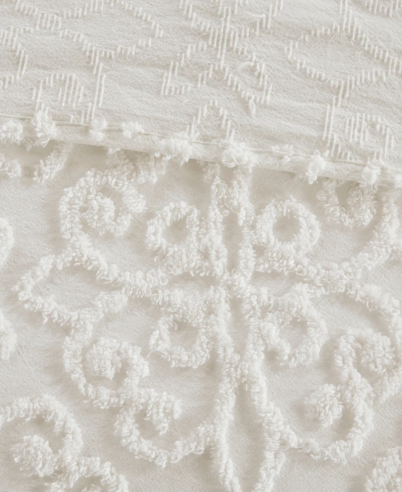 Madison Park Sabrina Tufted Chenille 3-Pc. Bedspread Set, Full/Queen