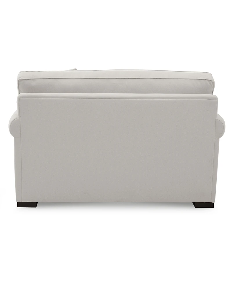 Closeout! Astra 59" Roll Arm Fabric Chair Bed, Created for Macy's