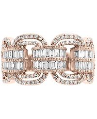 Effy Diamond Statement Ring (9/10 ct. t.w.) in 14k Rose Gold