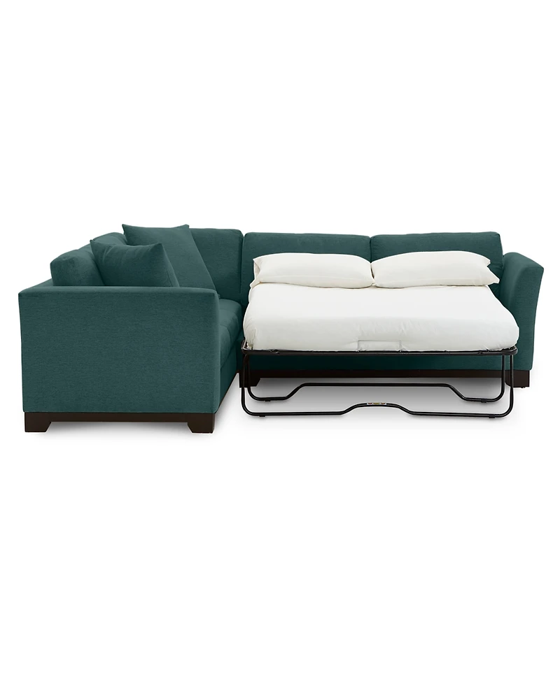Elliot Ii 108" Fabric 2-Pc. Sleeper Sofa Sectional, Created for Macy's
