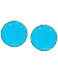 Effy Turquoise (6-1/2mm) Stud Earrings in 14k Gold