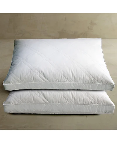 Blue Ridge White Goose Feather & Down 233 Thread Count 100% Cotton 2-Pack Pillow, Jumbo