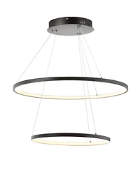Jonathan Y Brice Round Integrated Led Chandelier