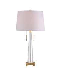 Jonathan Y Zoe 2-Light Crystal Led Table Lamp
