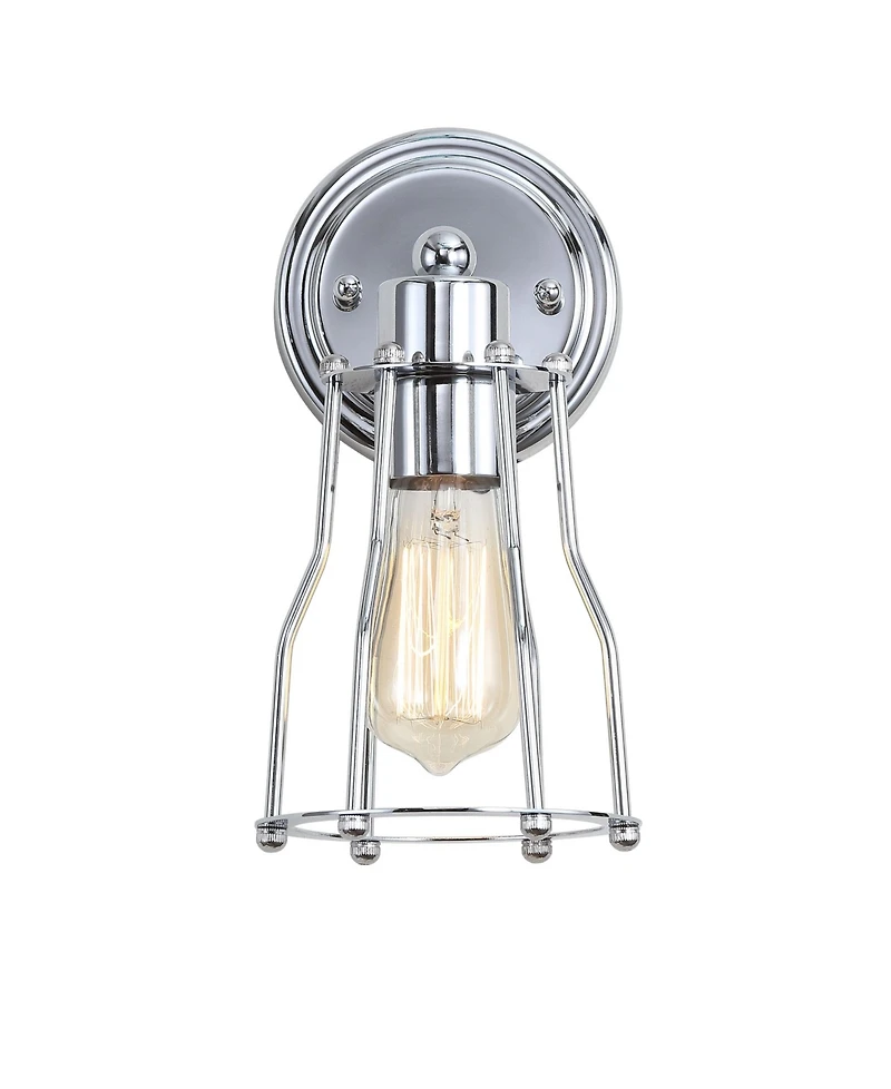 Jonathan Y Evelyn -Light Metal Vanity Light