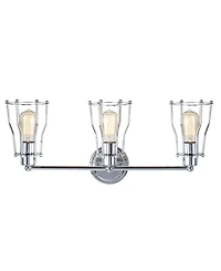 Jonathan Y Evelyn 3-Light Metal Vanity Light