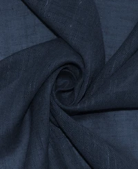 Slub Textured Linen Blend Grommet Top Curtain