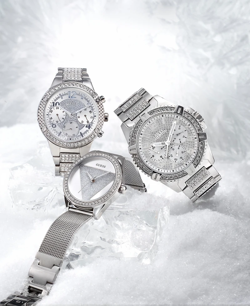 Guess Men's Stainless Steel Bracelet Watch 50mm