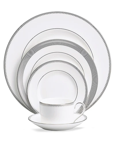Vera Wang Wedgwood Dinnerware, Grosgrain 5 Piece Place Setting
