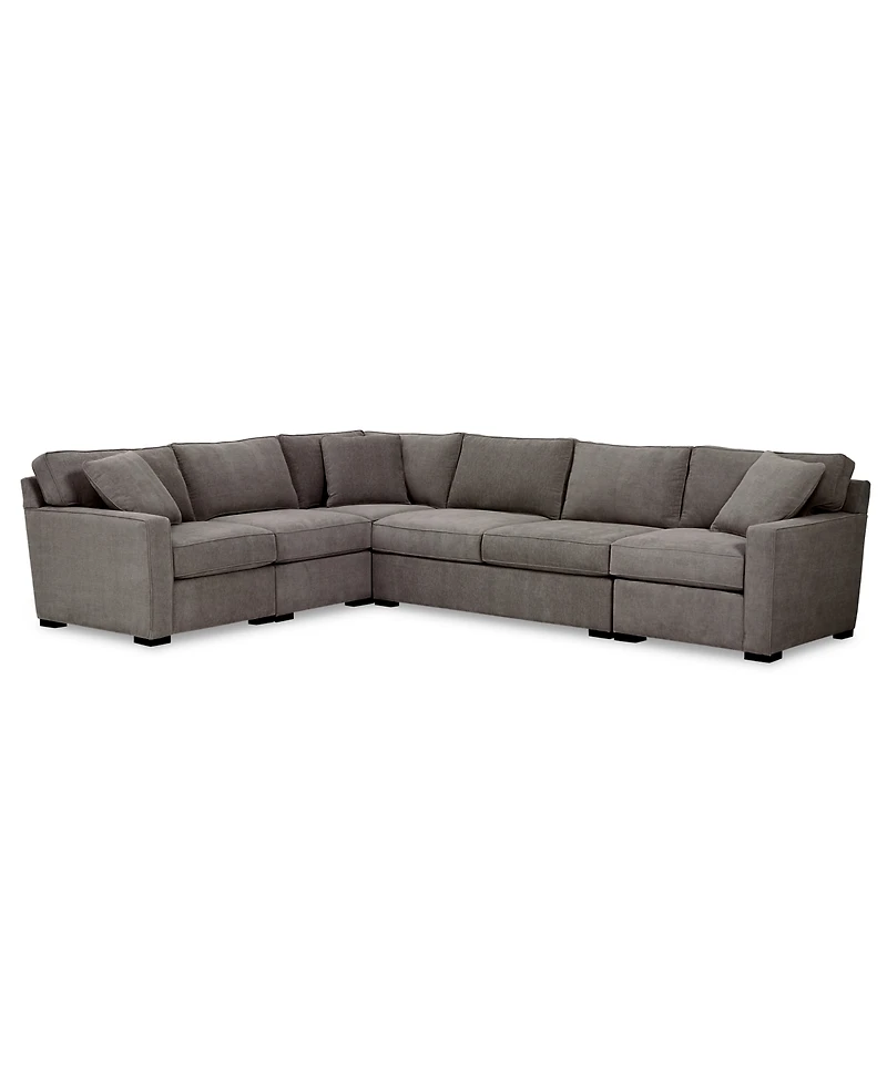 Radley 5-Pc. Fabric Sectional Sofa, Created for Macy's