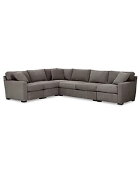 Radley 5-Pc. Fabric Sectional Sofa, Created for Macy's