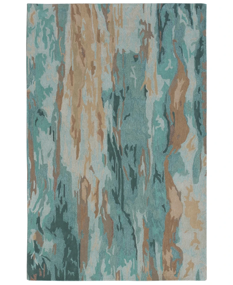Liora Manne' Corsica 9144 Waterfall Patina 2' x 7'6" Runner Area Rug