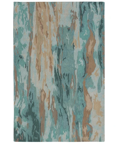 Liora Manne' Corsica 9144 Waterfall Patina 2' x 7'6" Runner Area Rug
