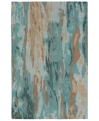 Liora Manne' Corsica 9144 Waterfall Patina 2' x 7'6" Runner Area Rug