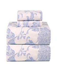 Celeste Home Cotton Heavy Weight Flannel Sheet Set, Queen