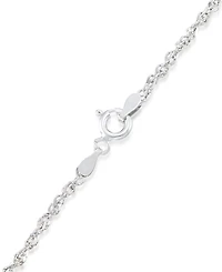 Amethyst (5/8 ct. t.w.), Garnet (3/8 ct. t.w) & Marcasite Paisley Pendant on 18" Chain in Sterling Silver