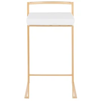 Lumisource Fuji Stackable Barstool Set of 2