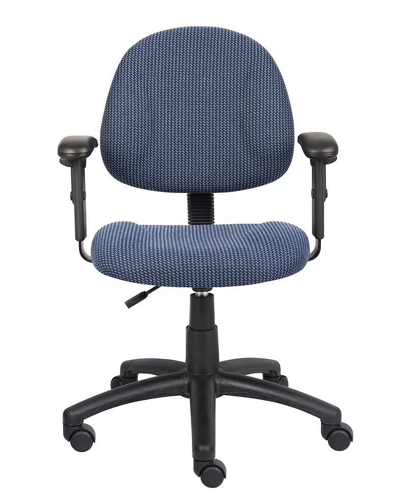 Boss Office Products Deluxe Posture Chair W/ Adjustable Arms