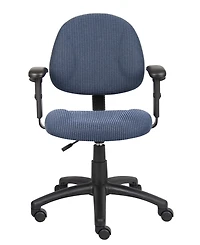 Boss Office Products Deluxe Posture Chair W/ Adjustable Arms