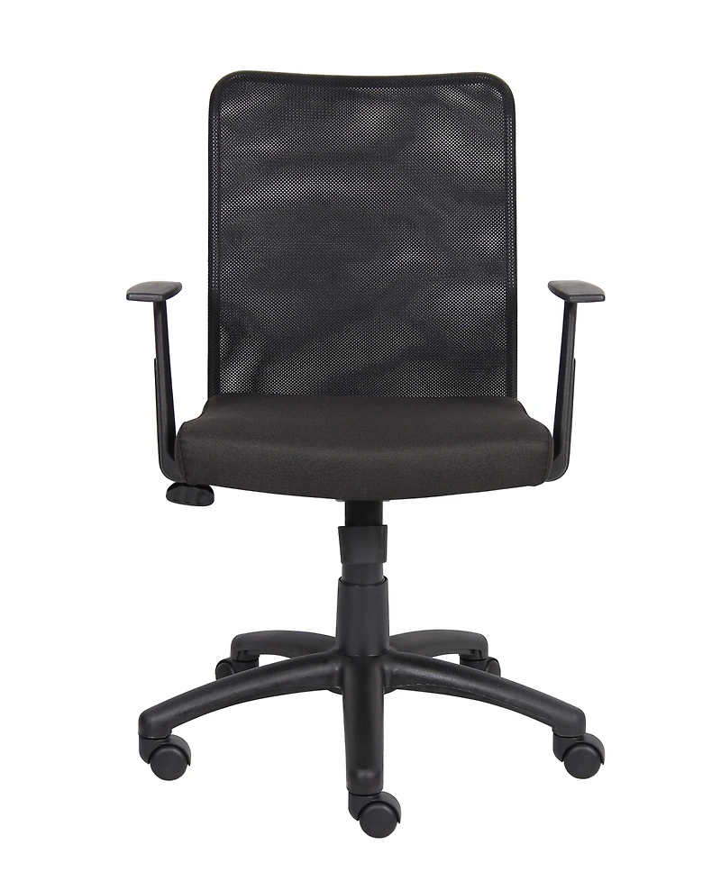 Boss Office Products Budget Mesh Task Chair W/ T-Arms