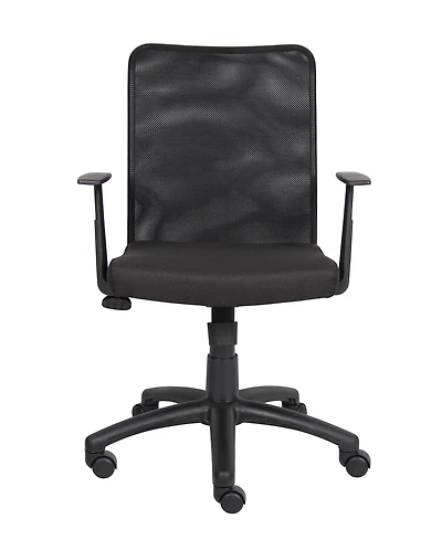 Boss Office Products Budget Mesh Task Chair W/ T-Arms