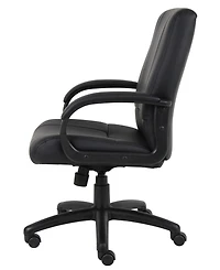 Boss Office Products Caressoft Executive Mid Back Chair