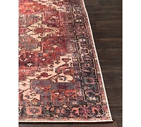Livabliss Amelie Aml-2308 Rust Machine-Washable 5'3" x 7'3" Area Rug