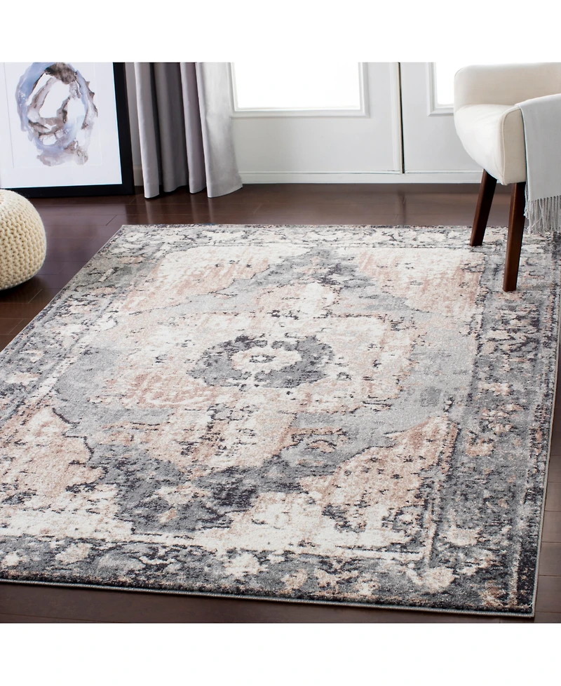 Livabliss Chelsea Csa-2304 Charcoal 5'3" x 7'3" Area Rug