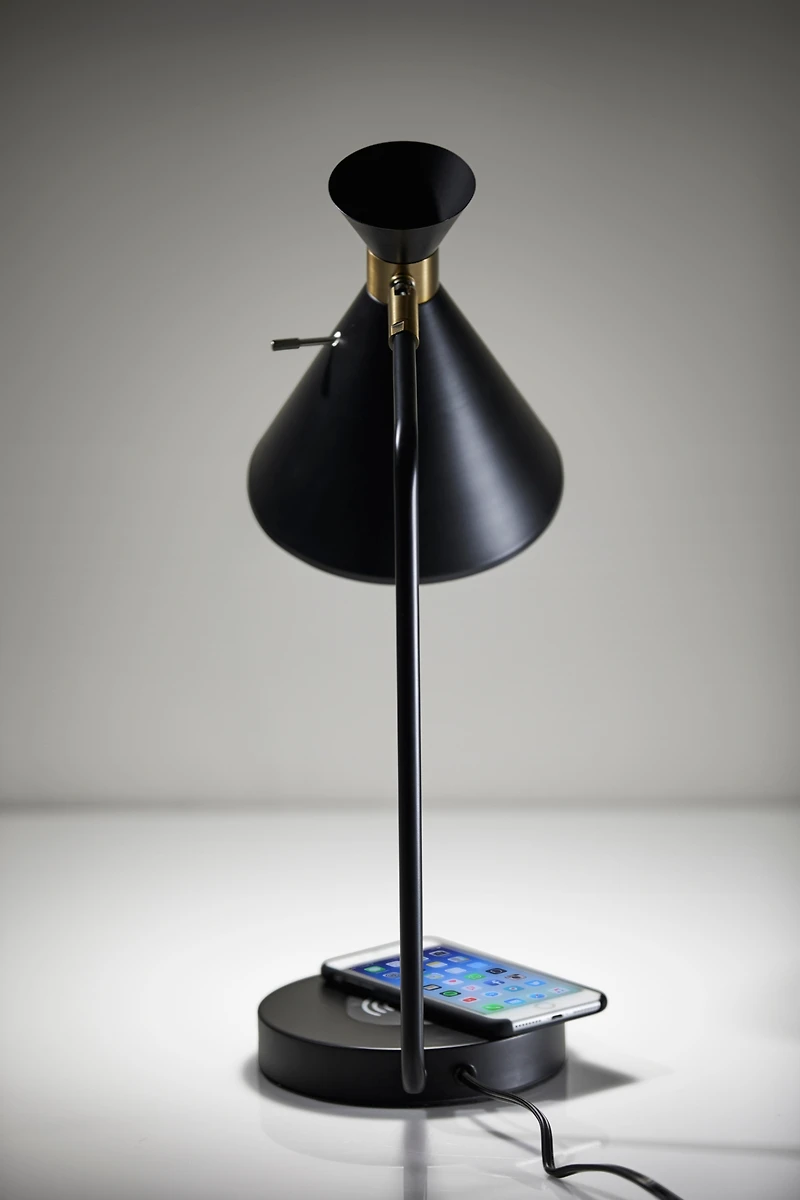 Adesso Maxine Wireless Charging Desk Lamp