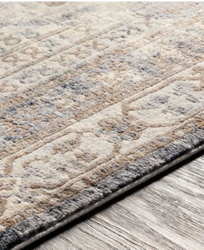 Livabliss Liverpool Lvp 2301 Charcoal Runner Area Rug Collection