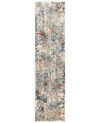 Livabliss Pune Pun-2302 Teal 2'7" x 10'3" Runner Area Rug
