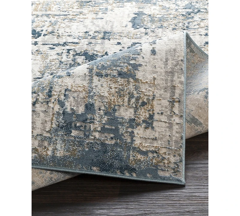 Livabliss Quatro Qua-2303 Denim 6'7" x 9'6" Area Rug