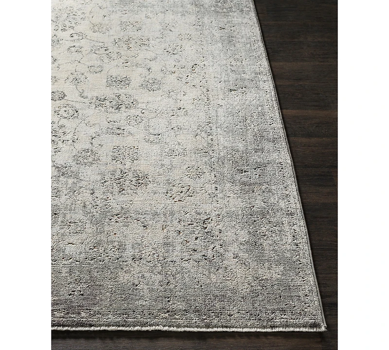 Livabliss Presidential Pdt- Medium Gray 3'3" x 10' Runner Area Rug