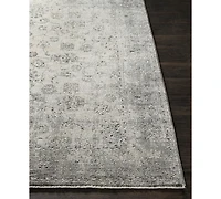 Livabliss Presidential Pdt- Medium Gray 3'3" x 10' Runner Area Rug