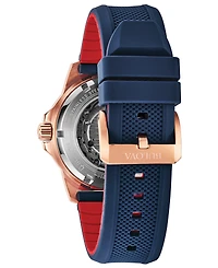 Bulova Men's Automatic Marine Star Blue Silicone Strap Watch 45mm
