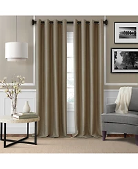 Florence Adjustable 48"-86" Curtain Rod With Stacked Square Finials