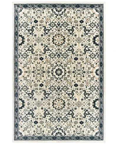 Oriental Weavers Bowen 073j2 Ivory Navy Rug