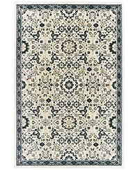 Oriental Weavers Bowen 073j2 Ivory Navy Rug