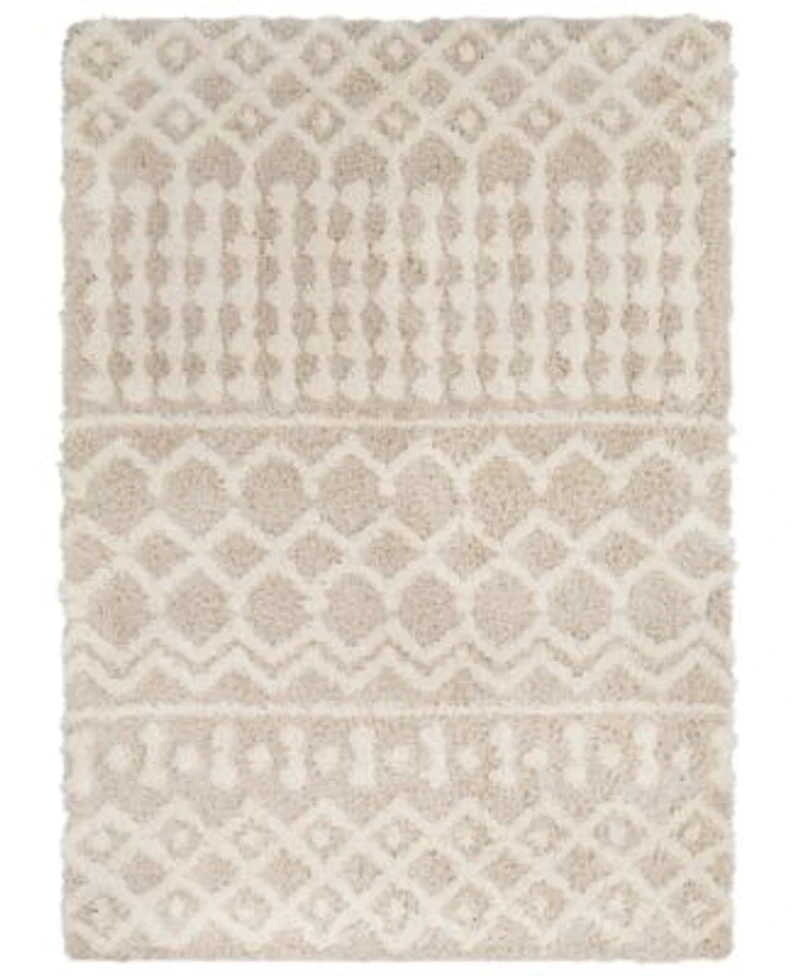 Livabliss Urban Shag Usg 2303 Cream Area Rug Collection